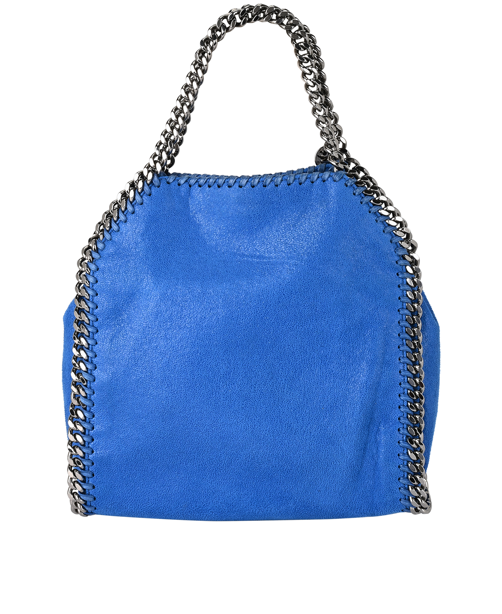 Mini Falabella Tote, &pound;350, Handbags, Blue, Faux Leather, Back view